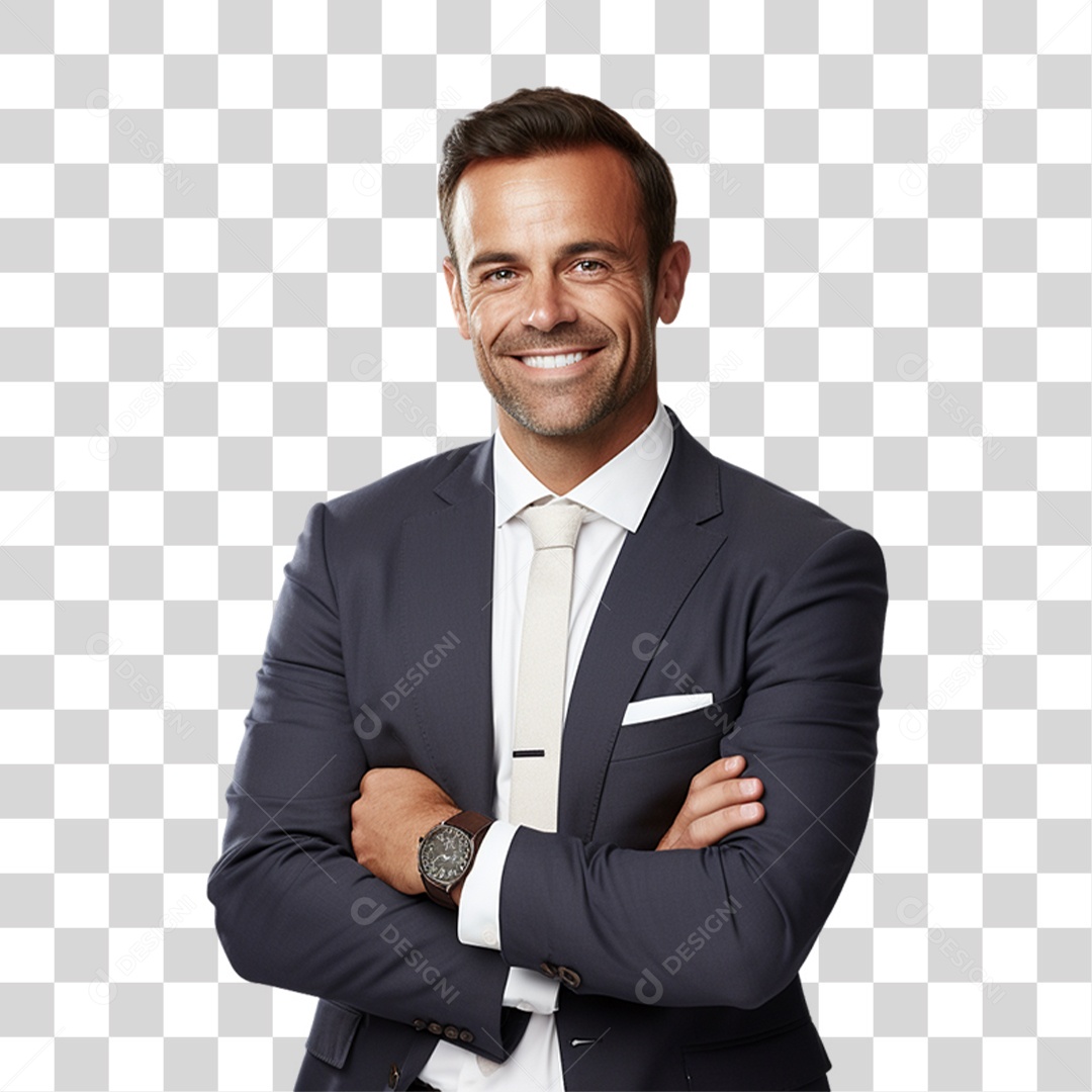 Avalista de Terno PNG Transparente