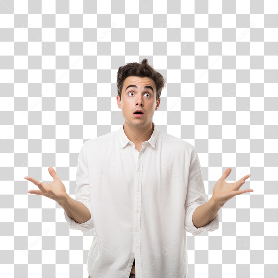 Avalista de Branco Espantado PNG Transparente