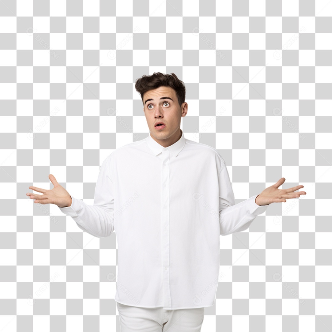 Avalista de Branco Espantado PNG Transparente