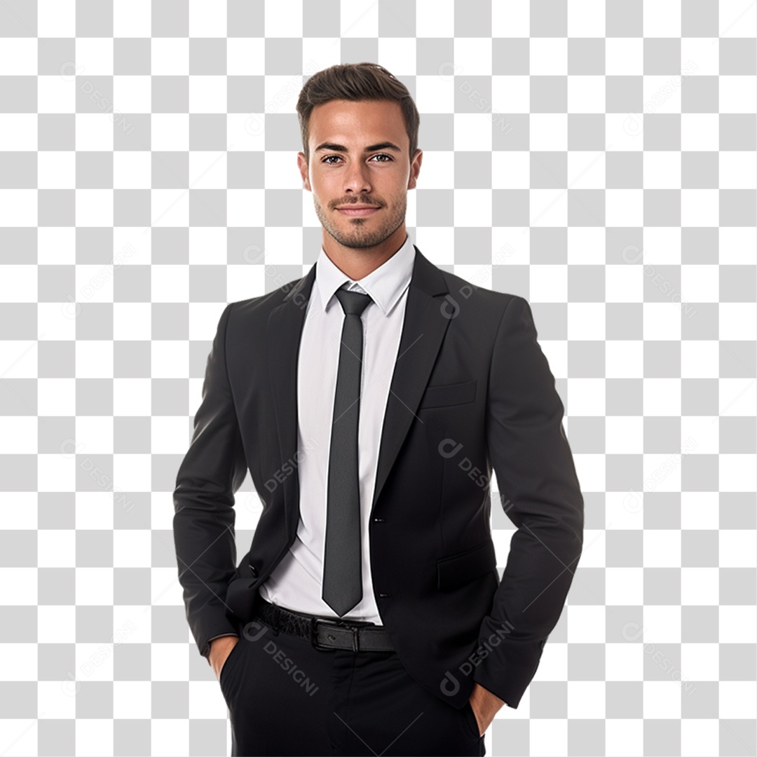 Avalista de Terno PNG Transparente