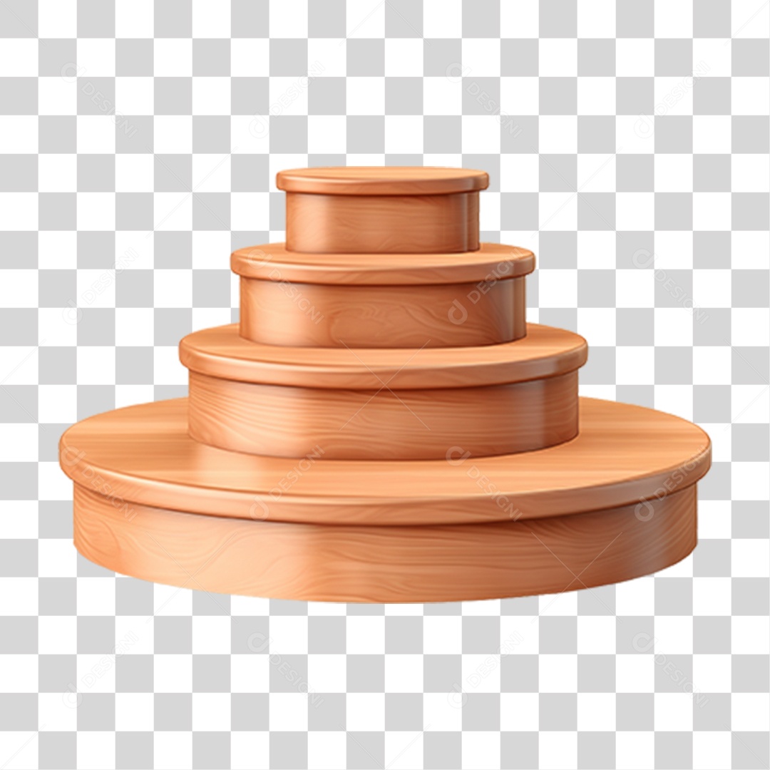Transparent PNG Wooden Podium