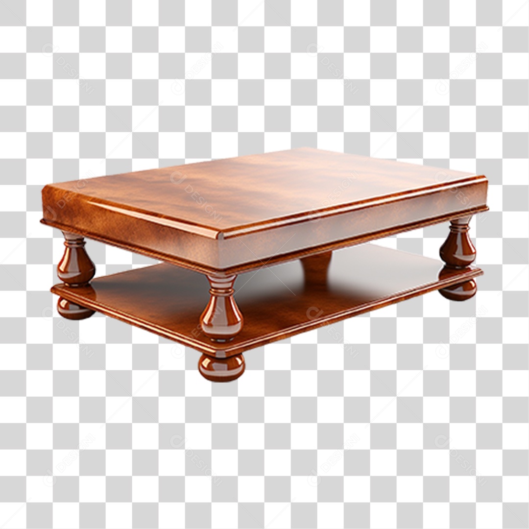 Mesa de Madeira Formas PNG Transparente