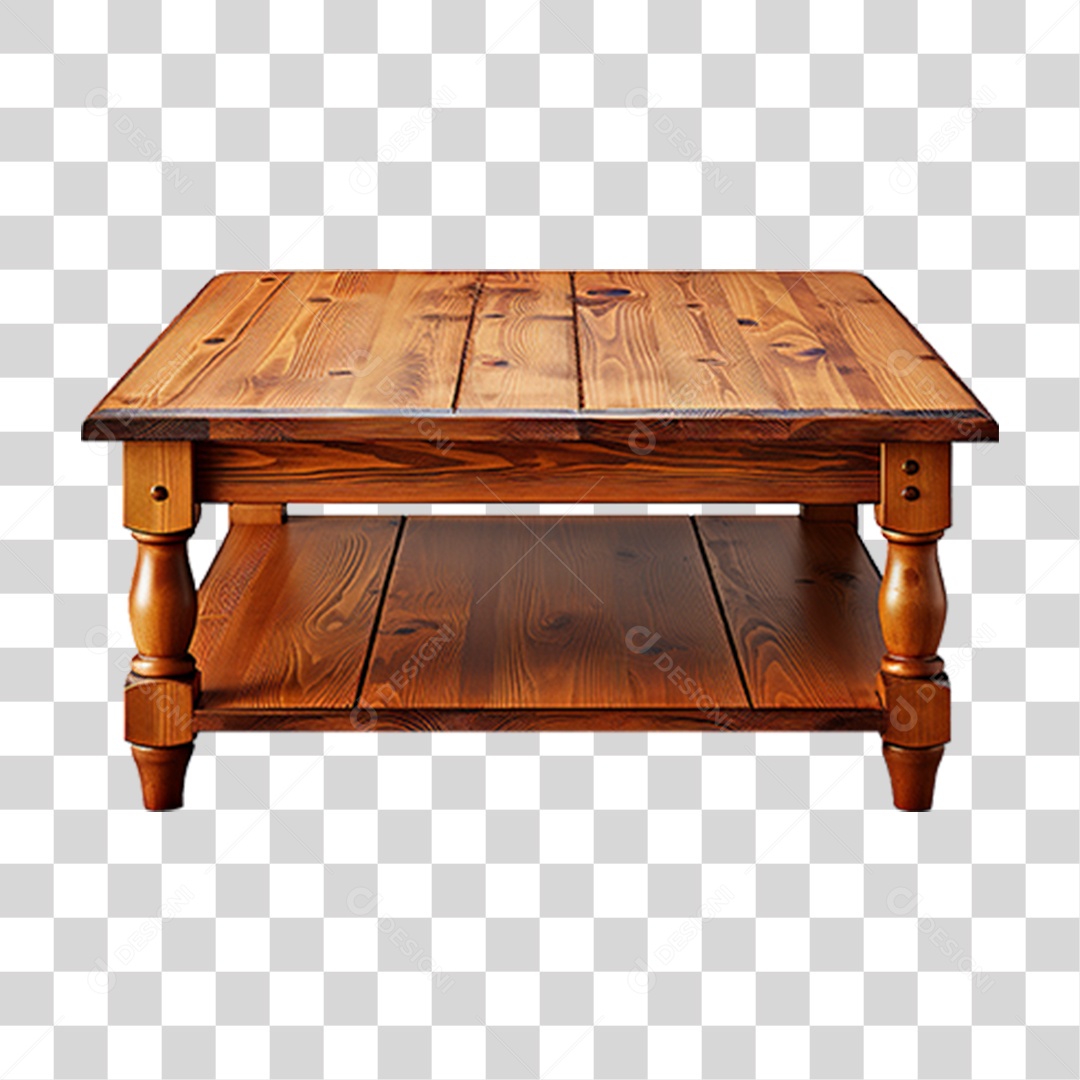 Mesa de Madeira Formas PNG Transparente