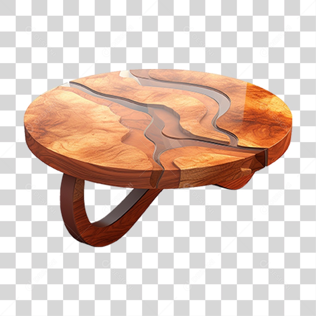 Mesa de Madeira Formas PNG Transparente