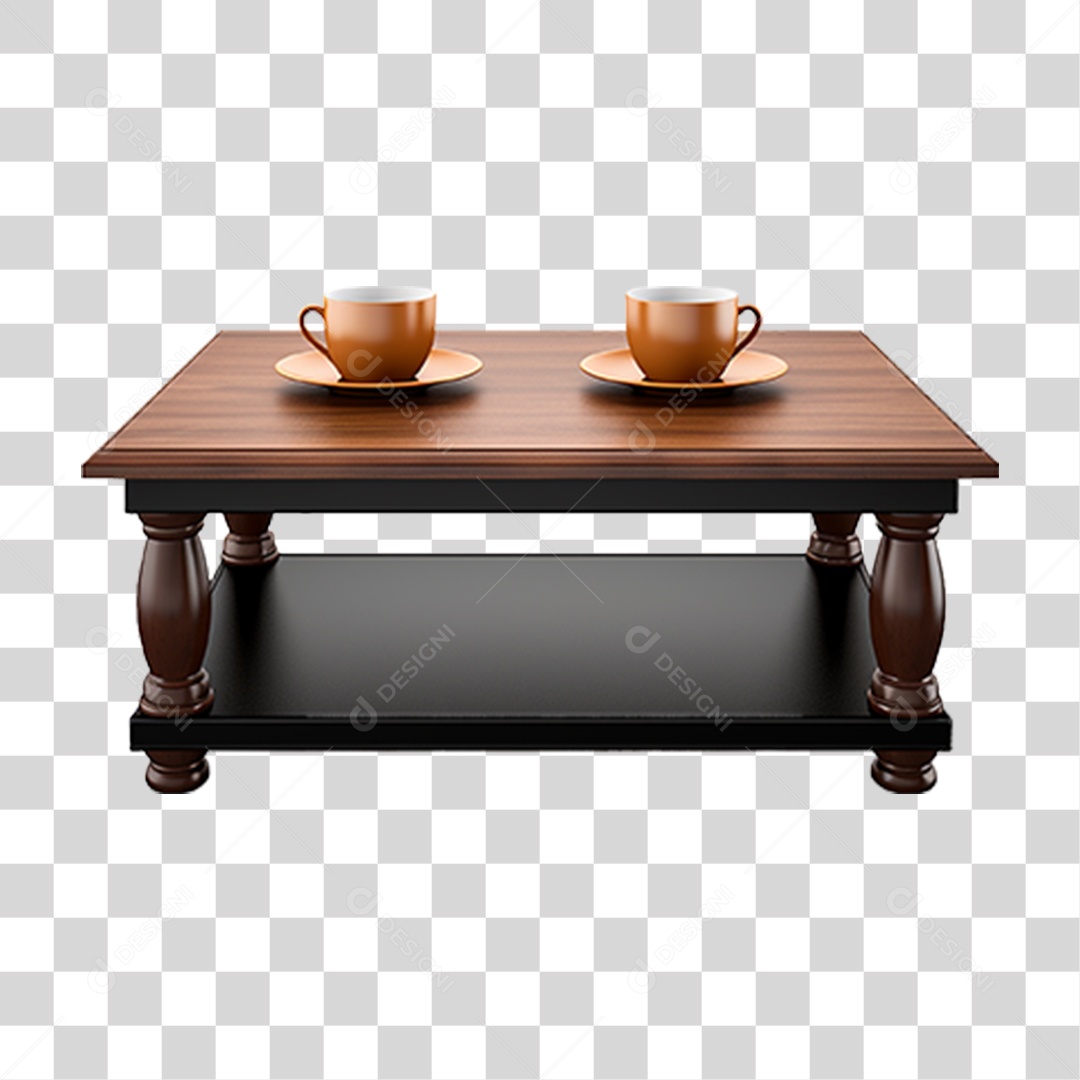 Mesa de Madeira Formas PNG Transparente