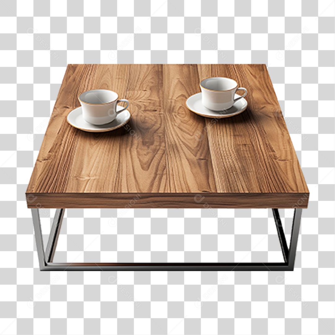 Mesa de Madeira Formas PNG Transparente