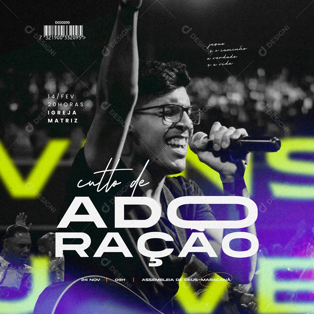 Worship Service Mother Church Social Media PSD Editable