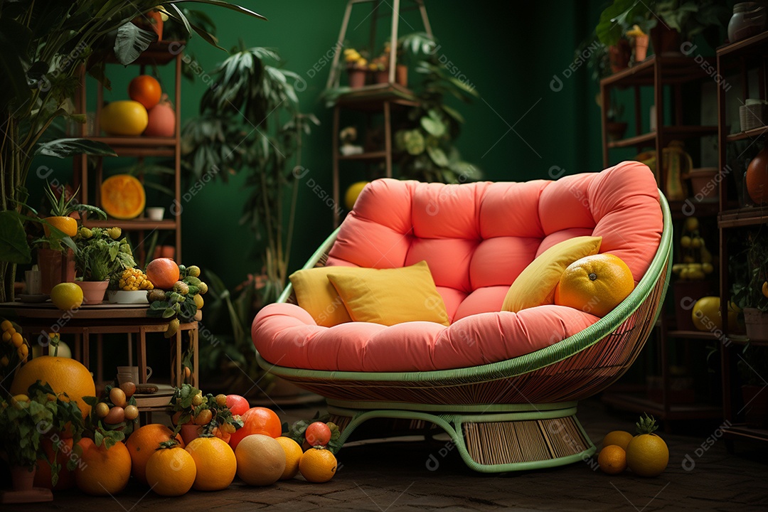 Elegância interior de casa moderna