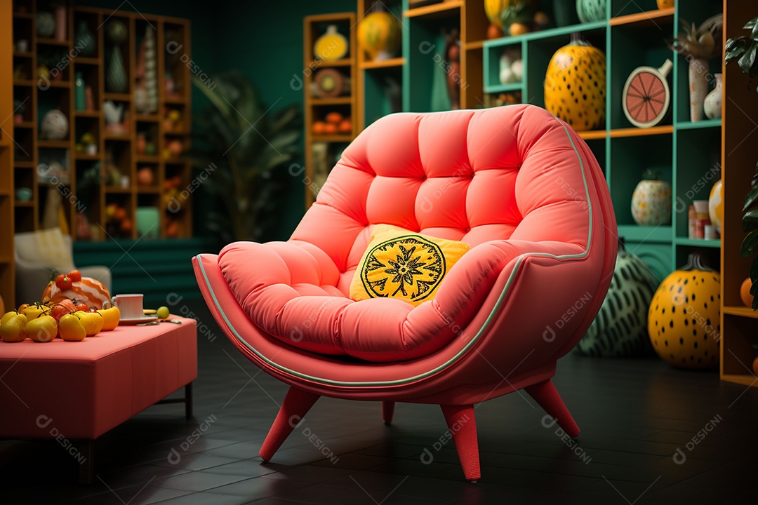 Elegância interior de casa moderna