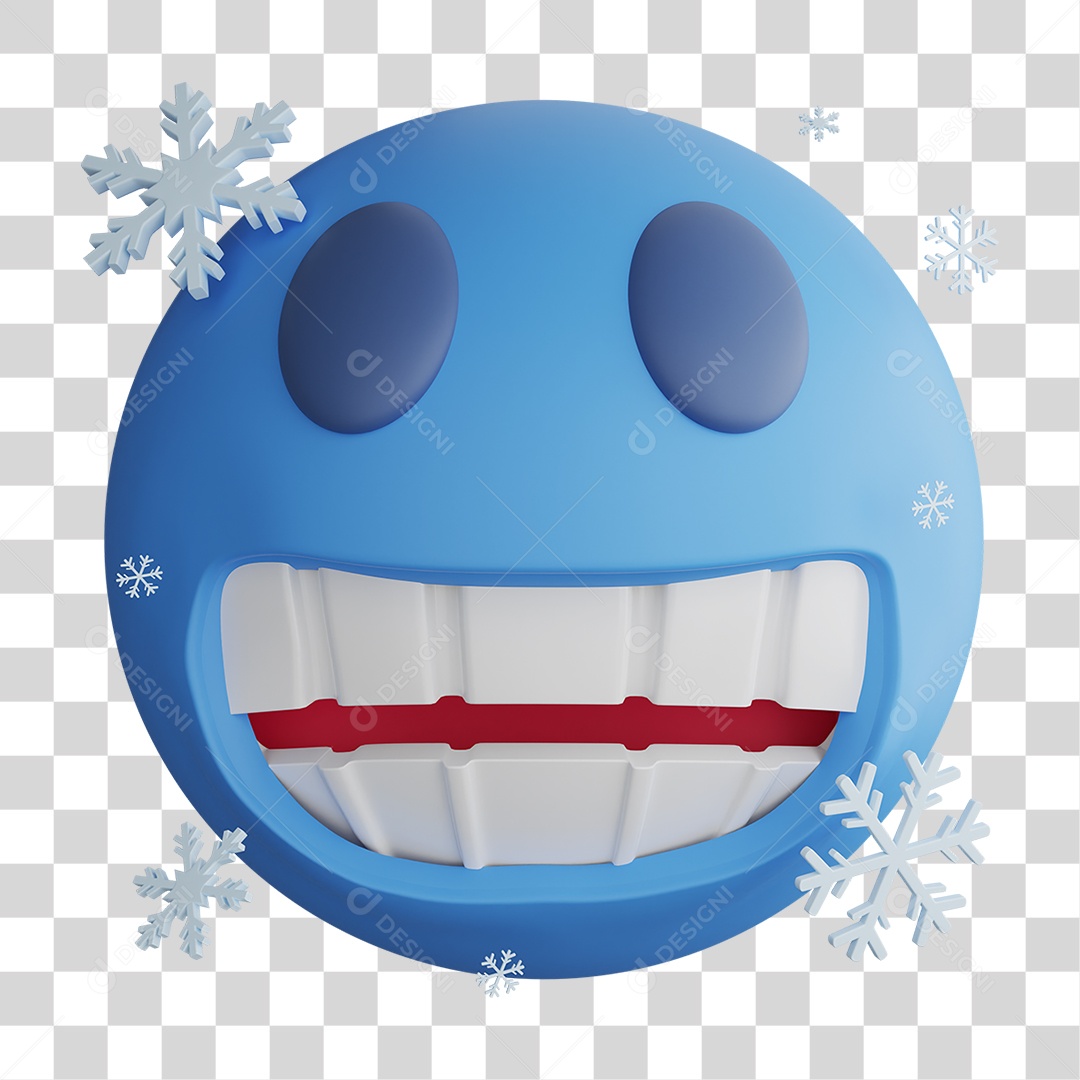 Elemento 3D Emoji Reações Emoções PNG Transparente
