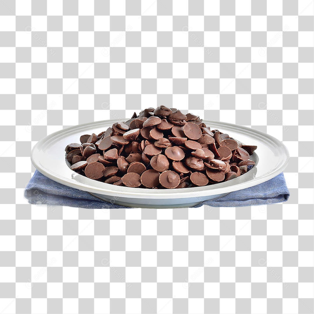 Chocolates em Prato PNG Transparente