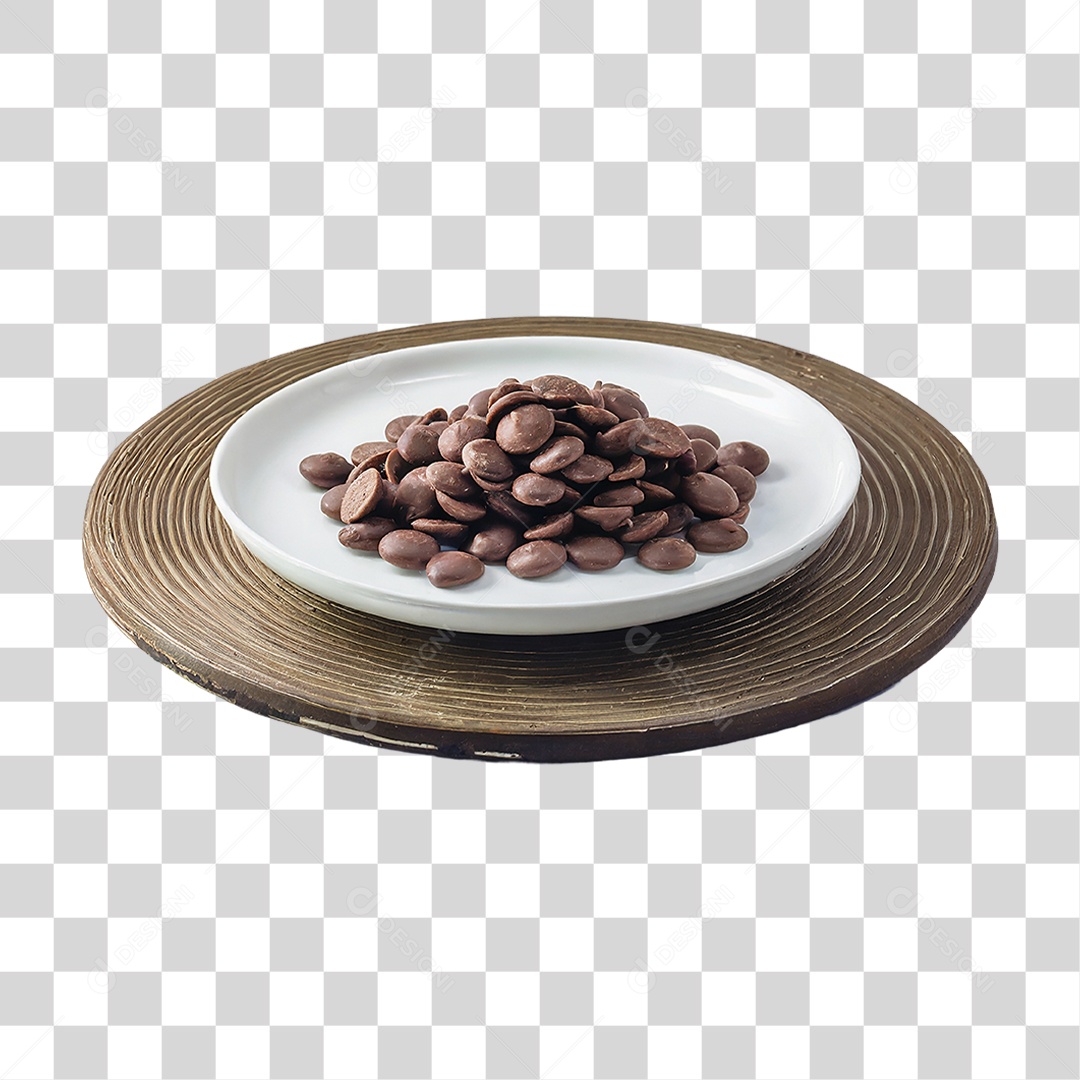 Chocolates em Prato PNG Transparente