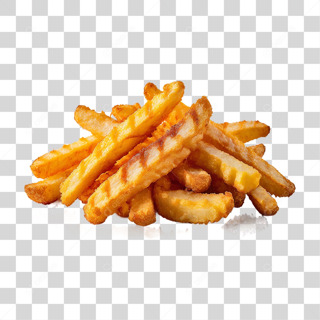 Batatas Fritas PNG Transparente