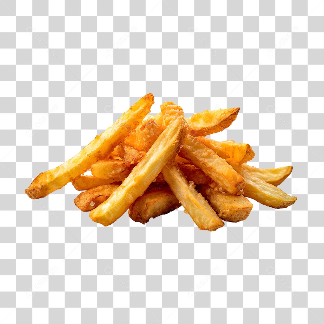 Batatas Fritas PNG Transparente