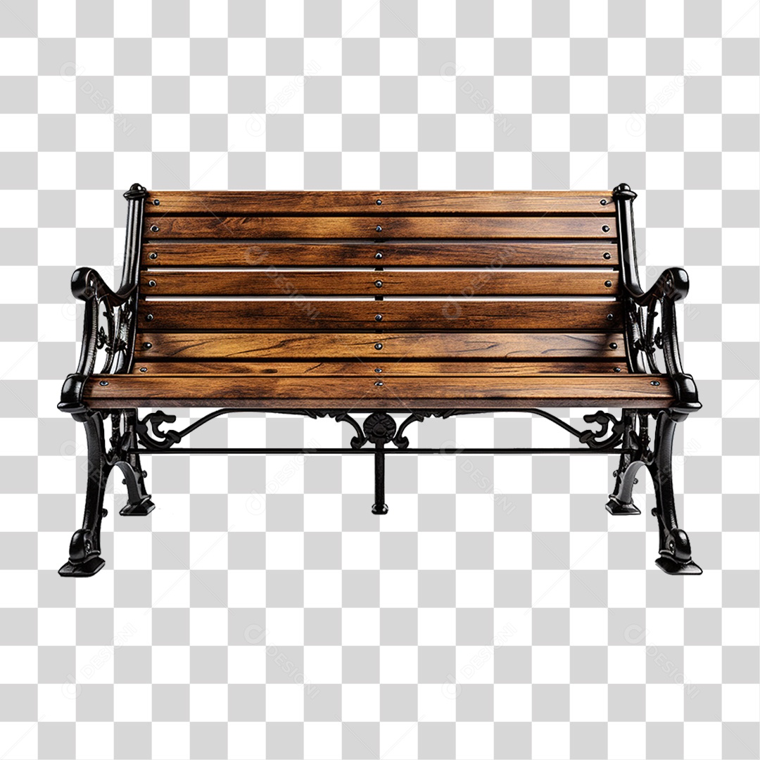Banco de Praça PNG Transparente