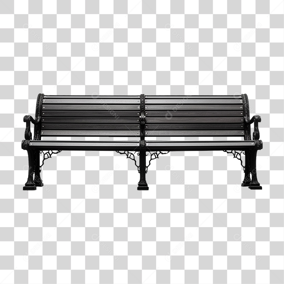 Banco de Praça PNG Transparente