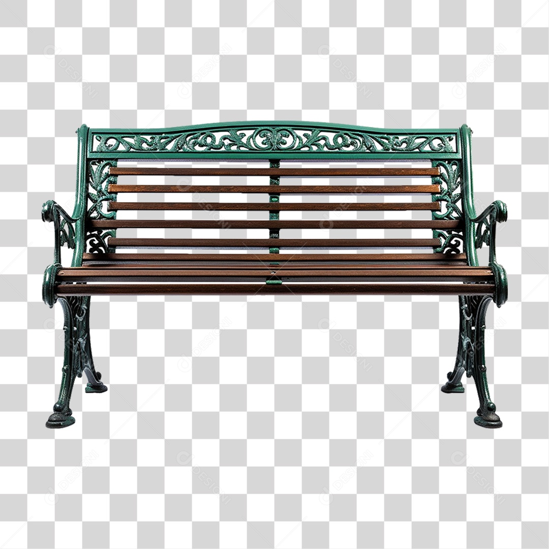Banco de Praça PNG Transparente