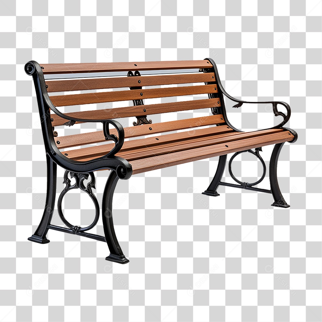 Banco de Praça PNG Transparente