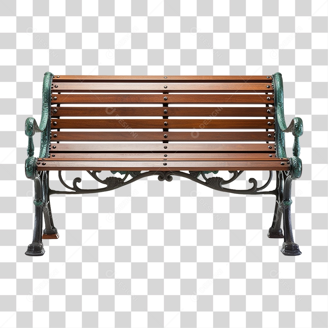 Banco de Praça PNG Transparente