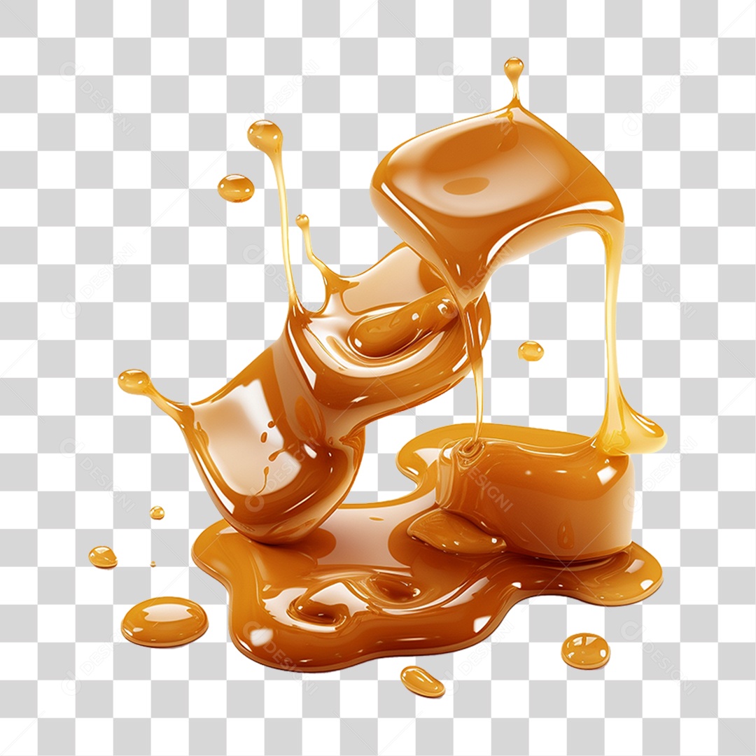Doce de Caramelo PNG Transparente