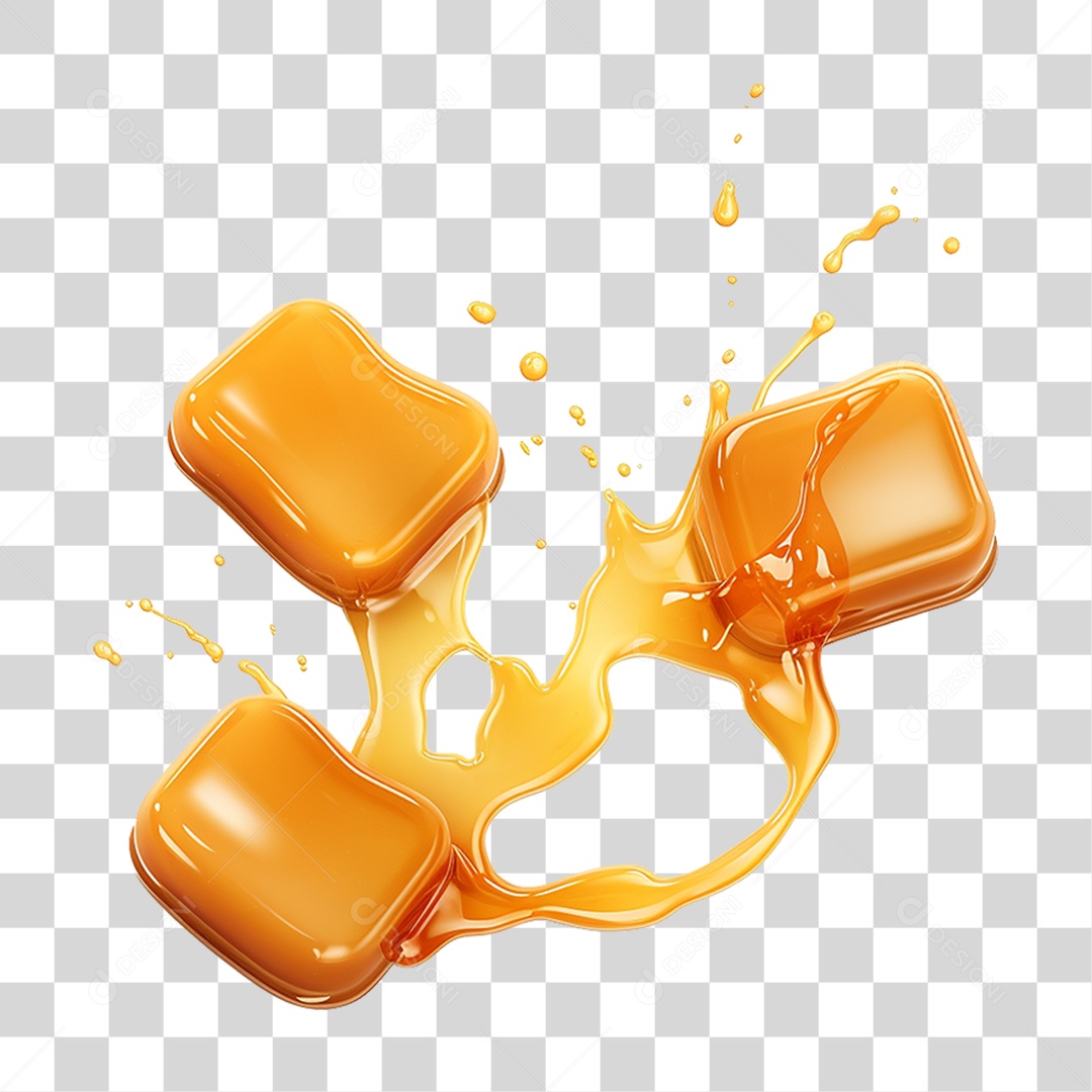 Doce de Caramelo PNG Transparente