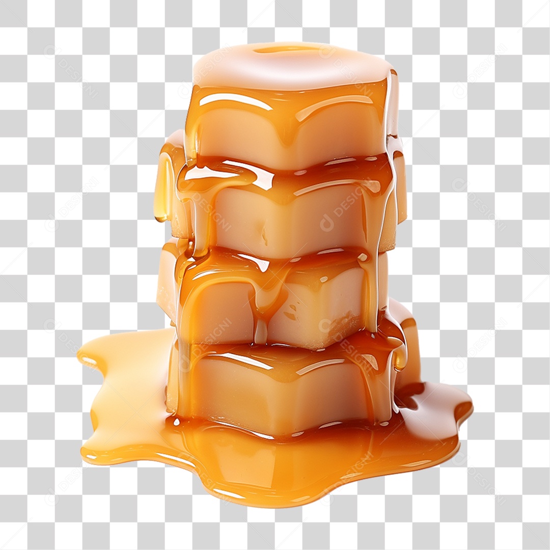 Doce de Caramelo PNG Transparente