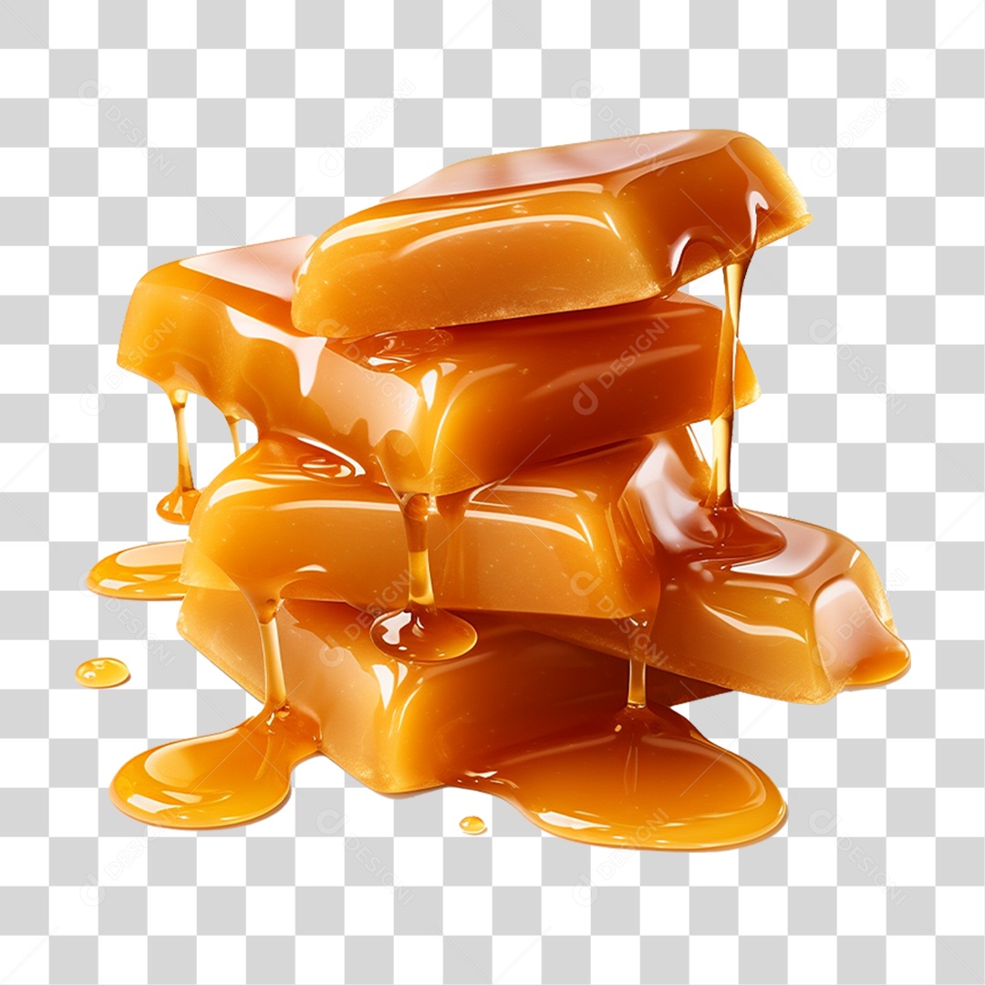 Doce de Caramelo PNG Transparente