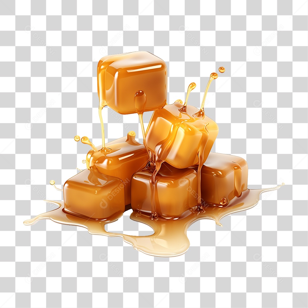 Doce de Caramelo PNG Transparente
