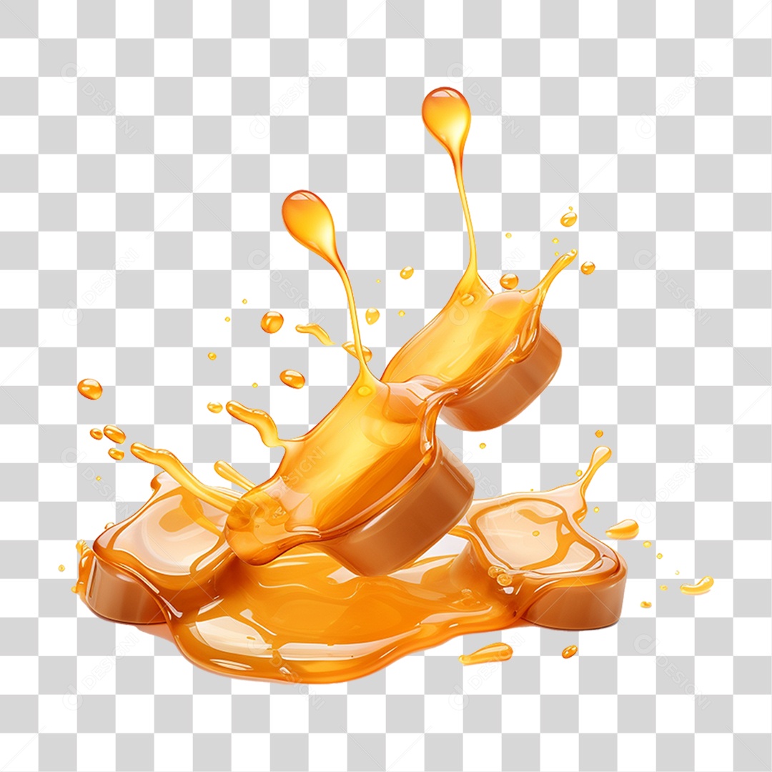 Doce de Caramelo PNG Transparente