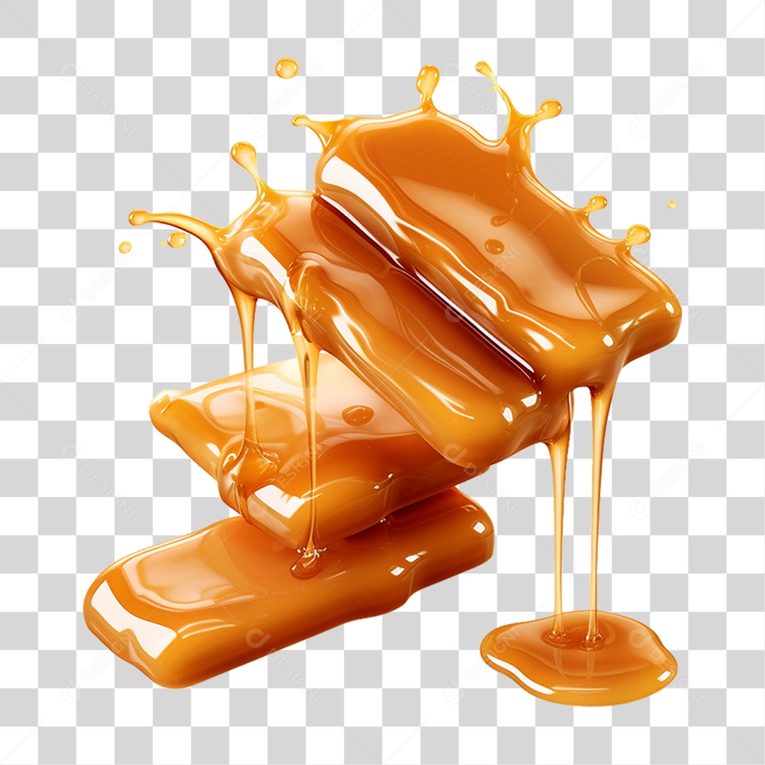 Doce de Caramelo PNG Transparente