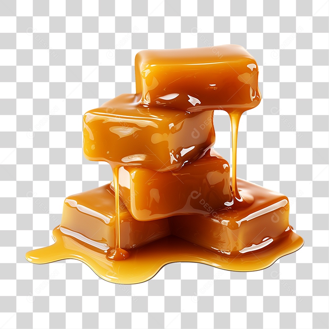 Doce de Caramelo PNG Transparente