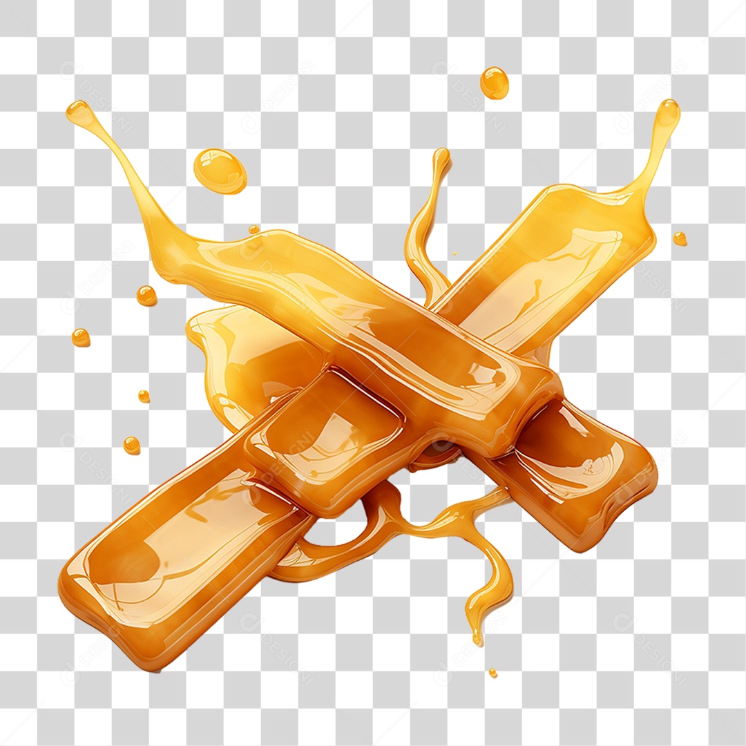 Doce de Caramelo PNG Transparente