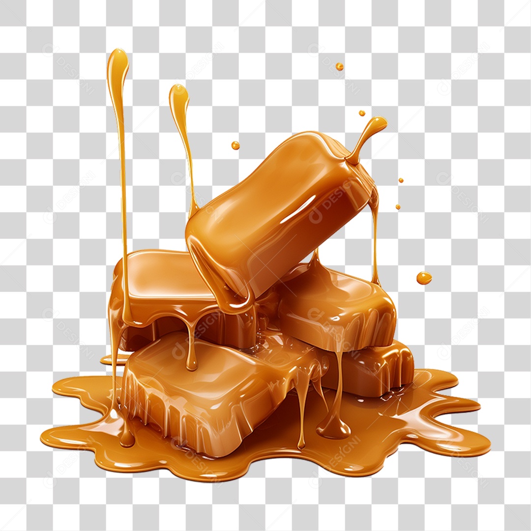 Doce de Caramelo PNG Transparente