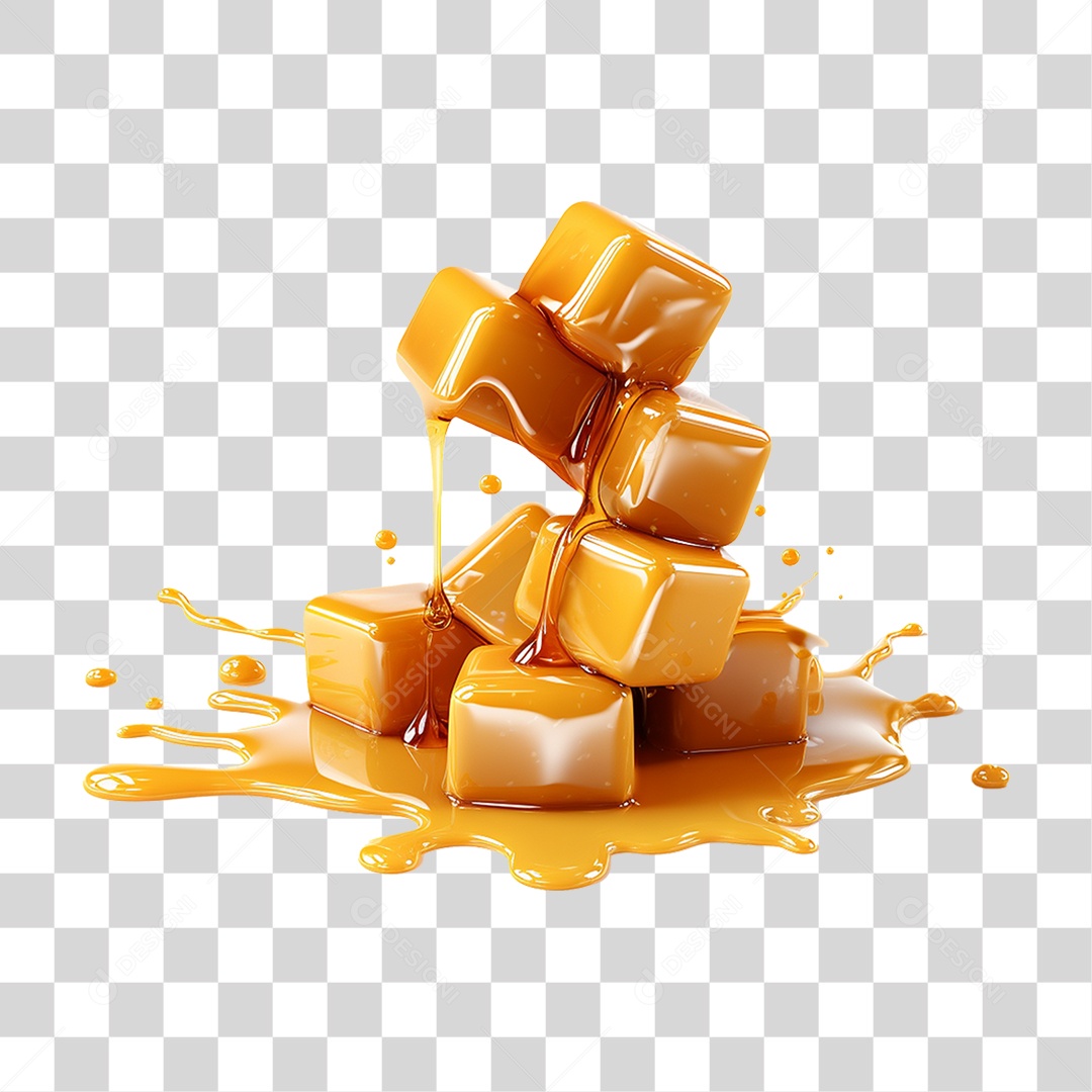 Doce de Caramelo PNG Transparente