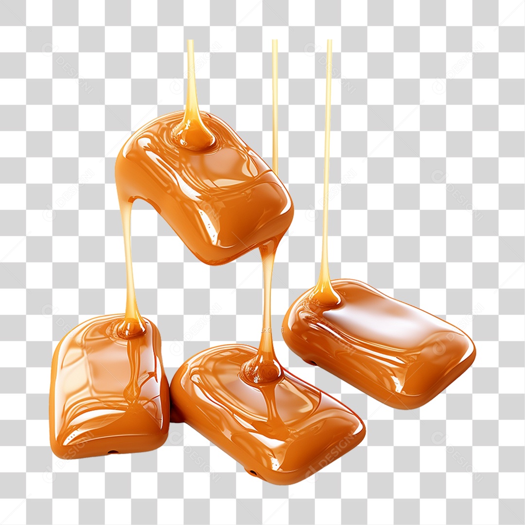 Doce de Caramelo PNG Transparente