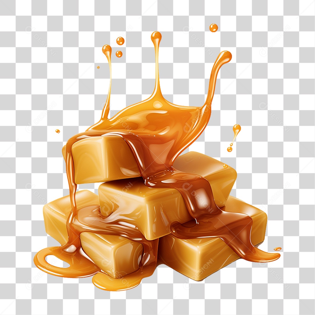 Doce de Caramelo PNG Transparente