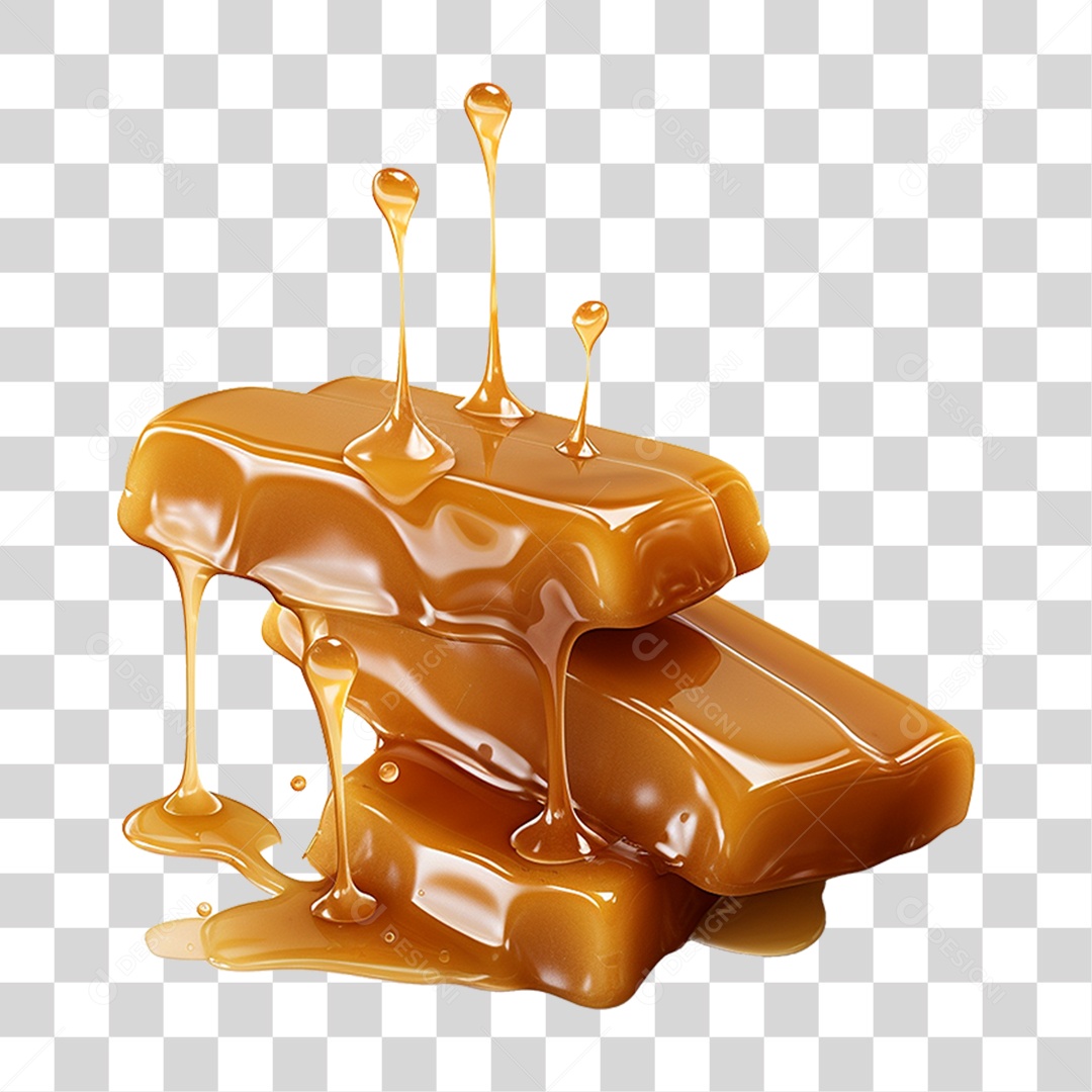 Doce de Caramelo PNG Transparente