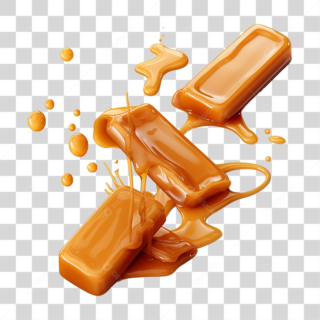 Doce de Caramelo PNG Transparente