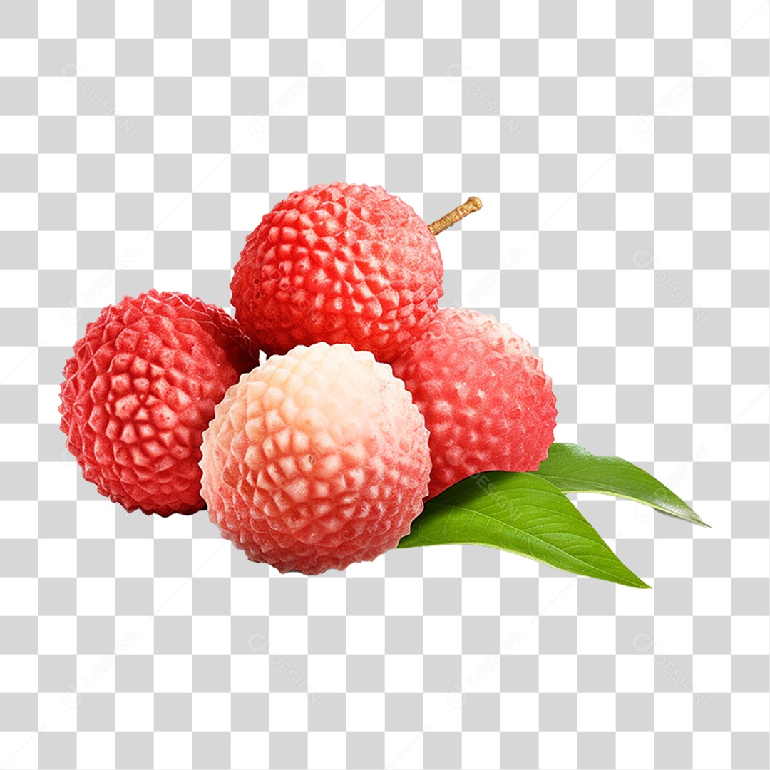 Fruta Lichia PNG Transparente
