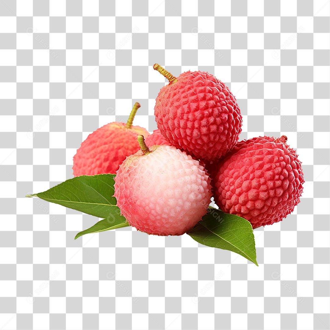 Fruta Lichia PNG Transparente