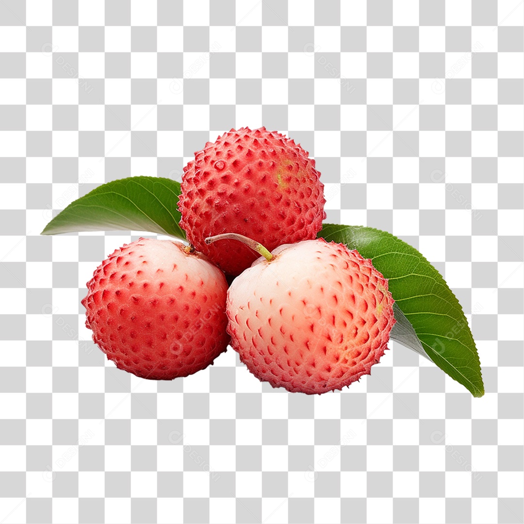 Fruta Lichia PNG Transparente