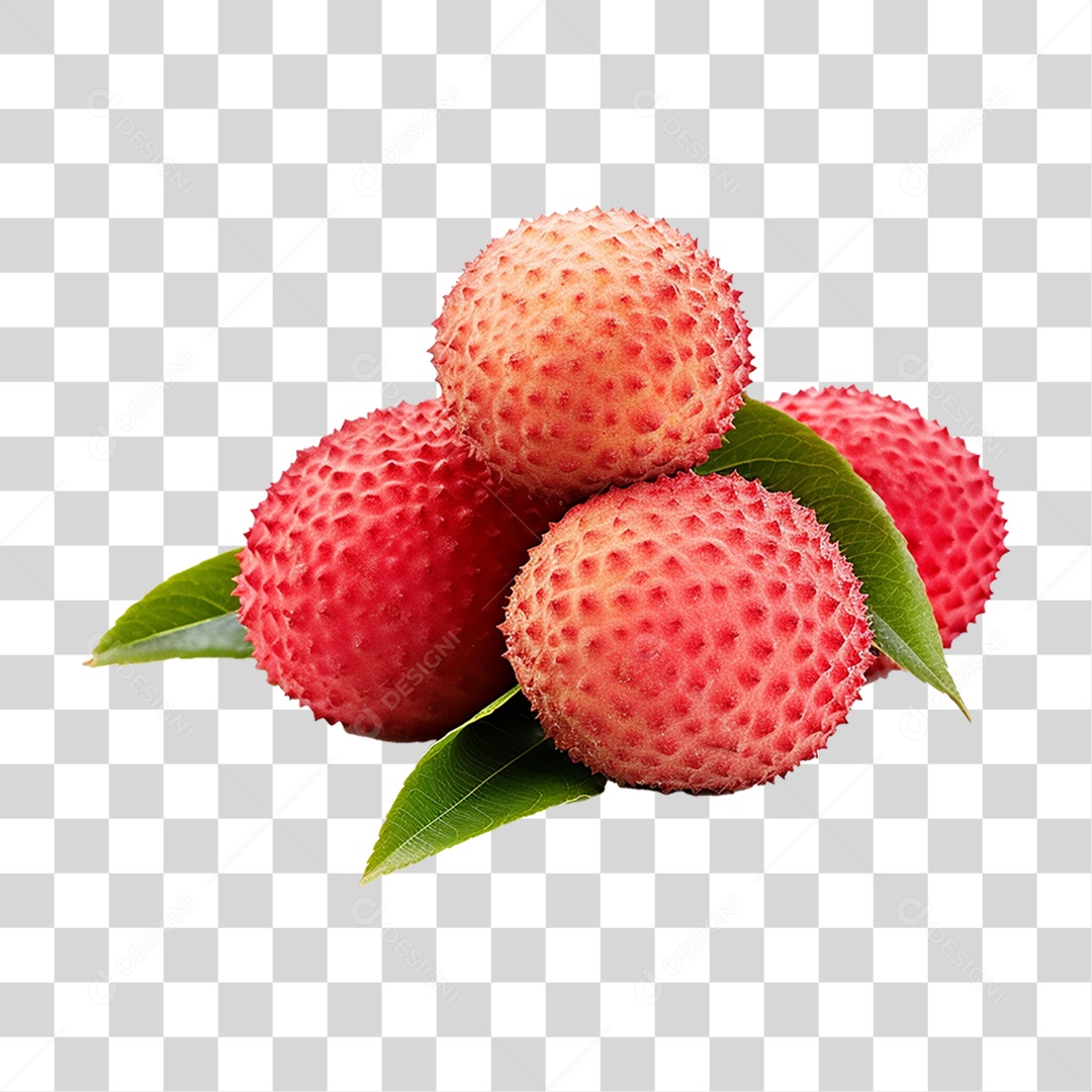 Fruta Lichia PNG Transparente