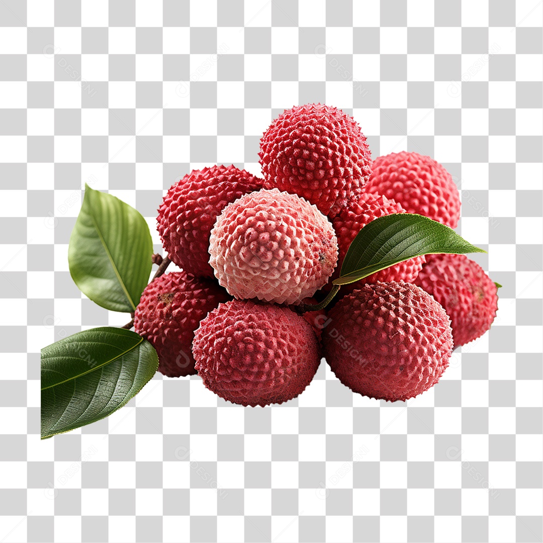 Fruta Lichia PNG Transparente
