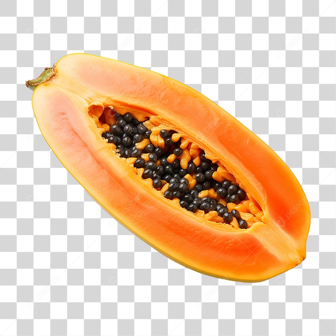 Fruta Mamão Papaia PNG Transparente