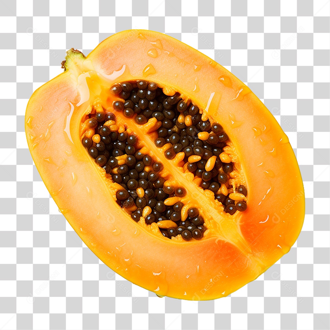 Fruta Mamão Papaia PNG Transparente