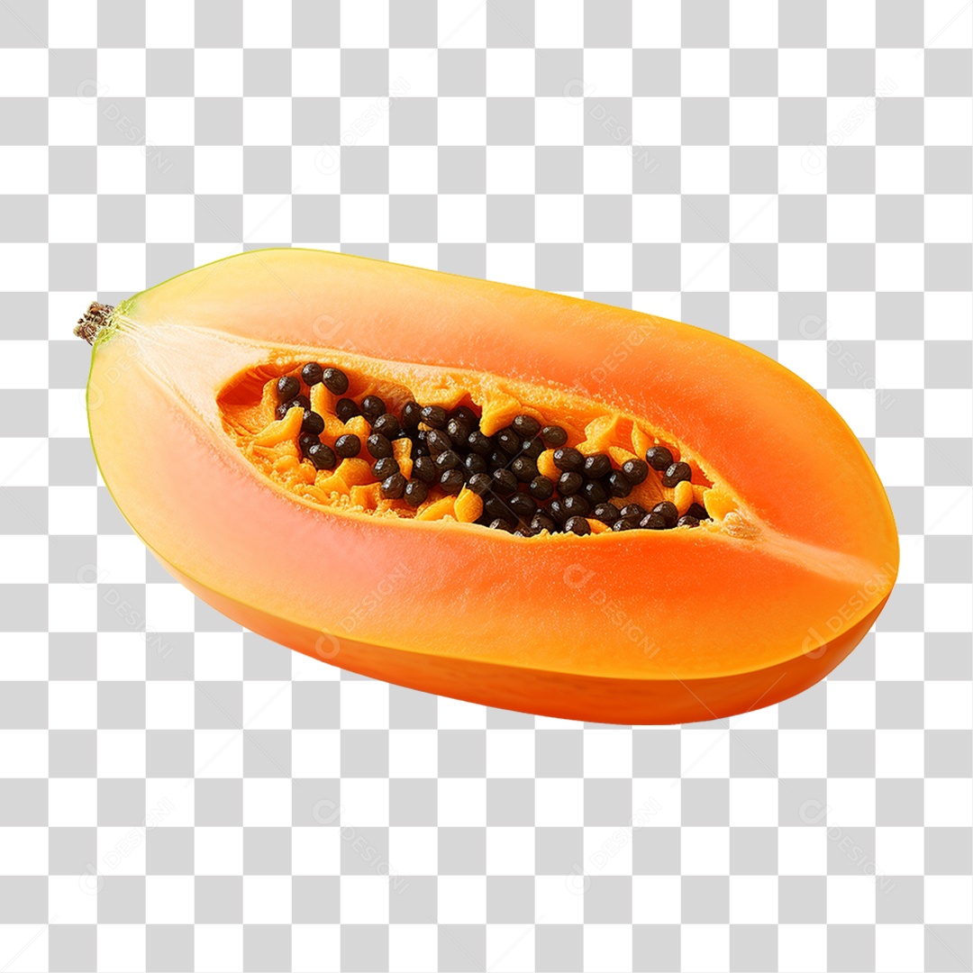 Fruta Mamão Papaia PNG Transparente