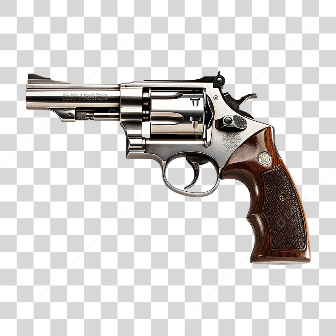 Revolver Arma de Fogo PNG Transparente