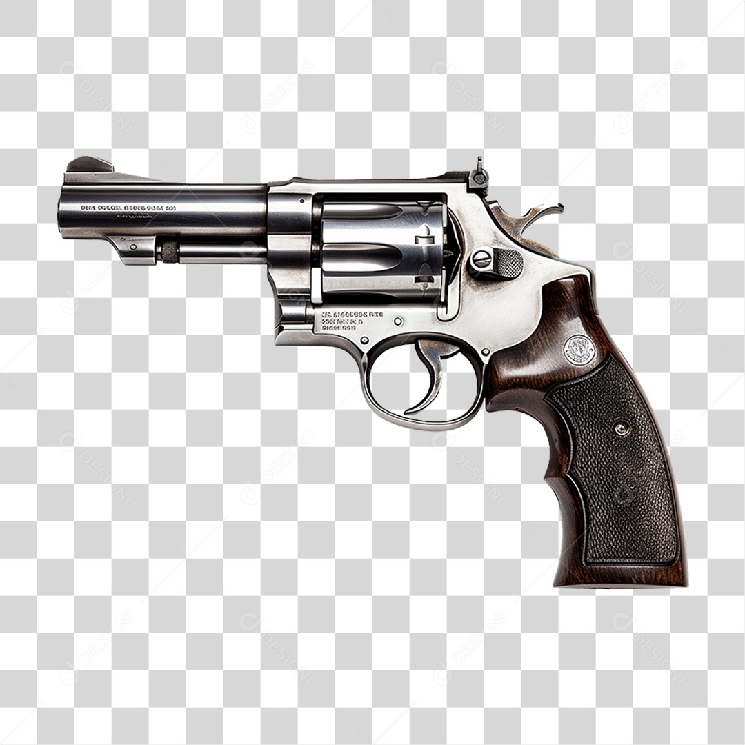 Revolver Arma de Fogo PNG Transparente