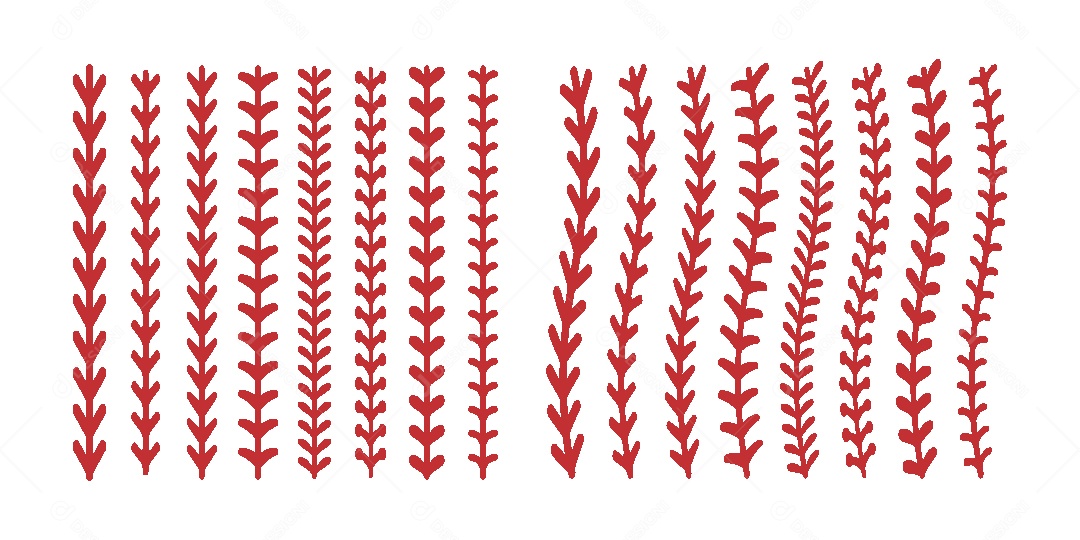 Conjunto de Costuras de Bolas de Beisebol Vetor EPS