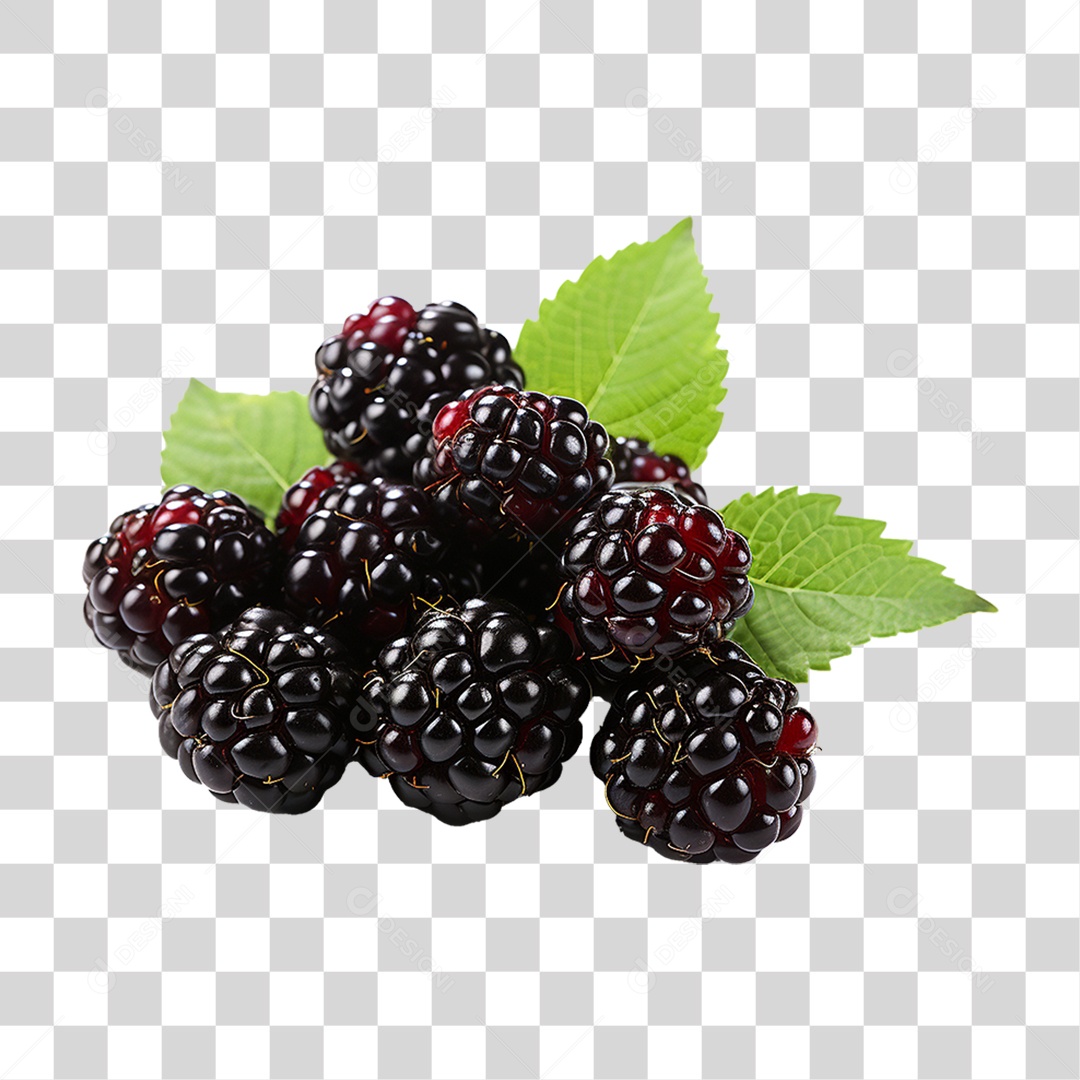 Frutas Amoras PNG Transparente